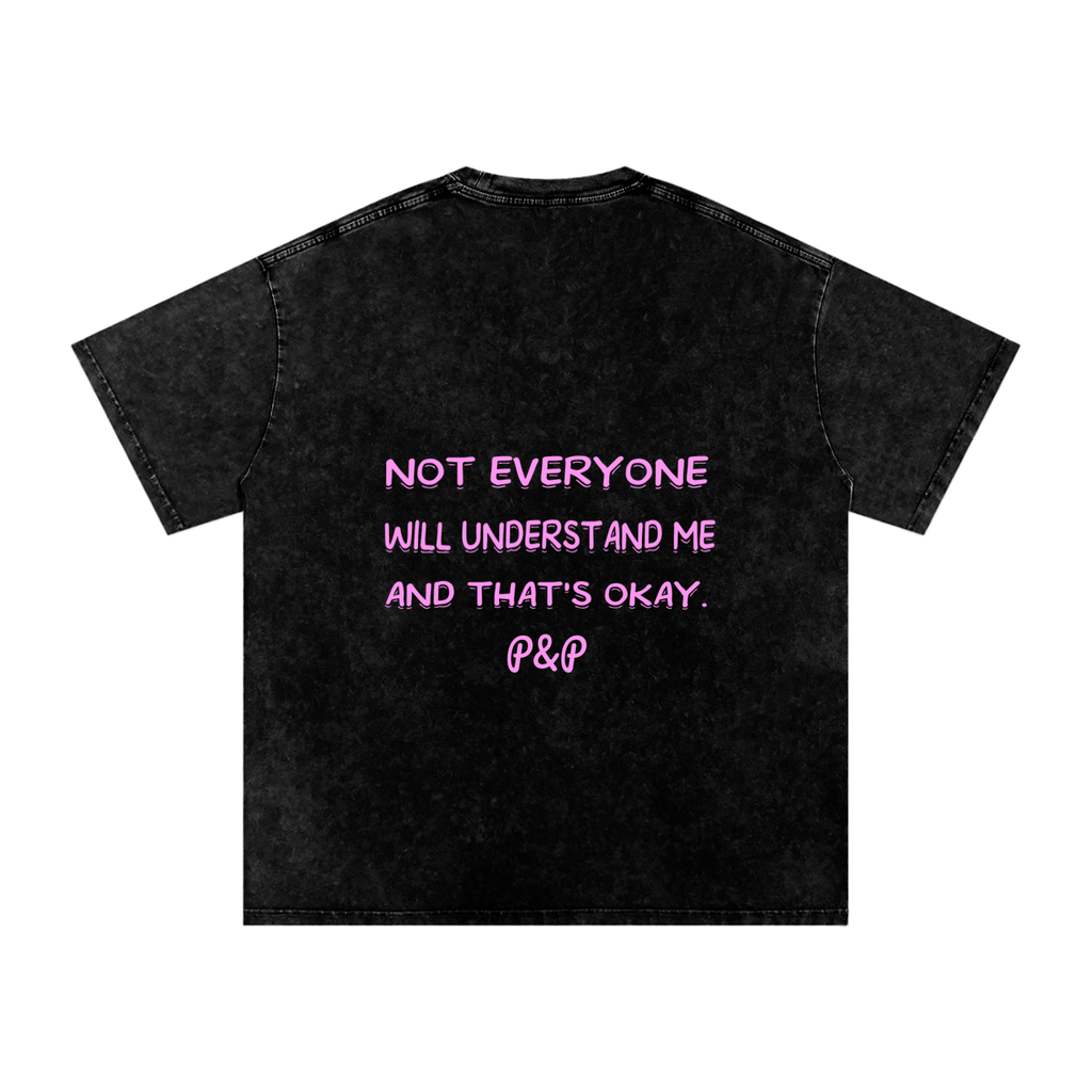 P&P Washed Oversized Cotton T-Shirt