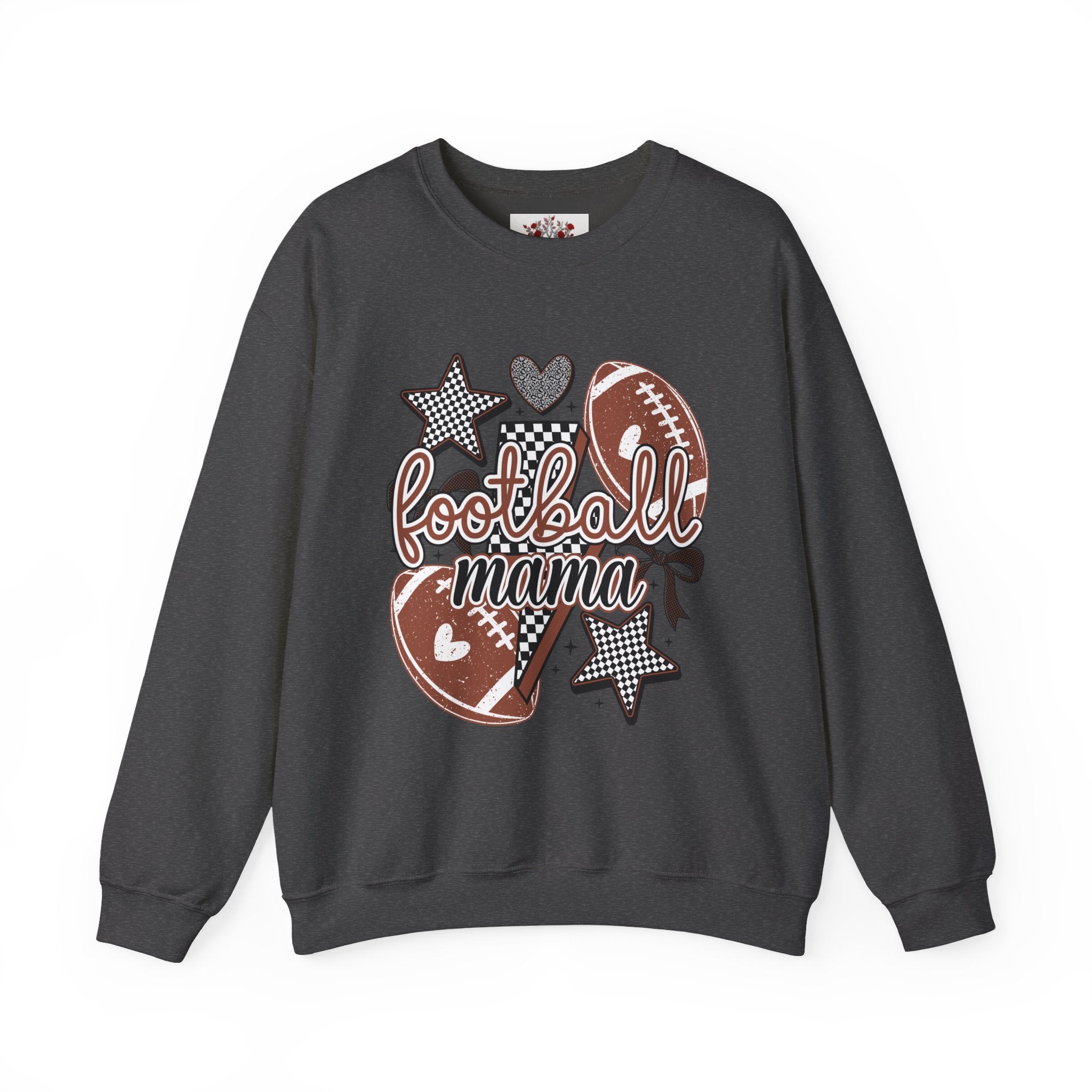 Football Mama Crewneck Sweatshirt – Cute Football Design for Proud Moms