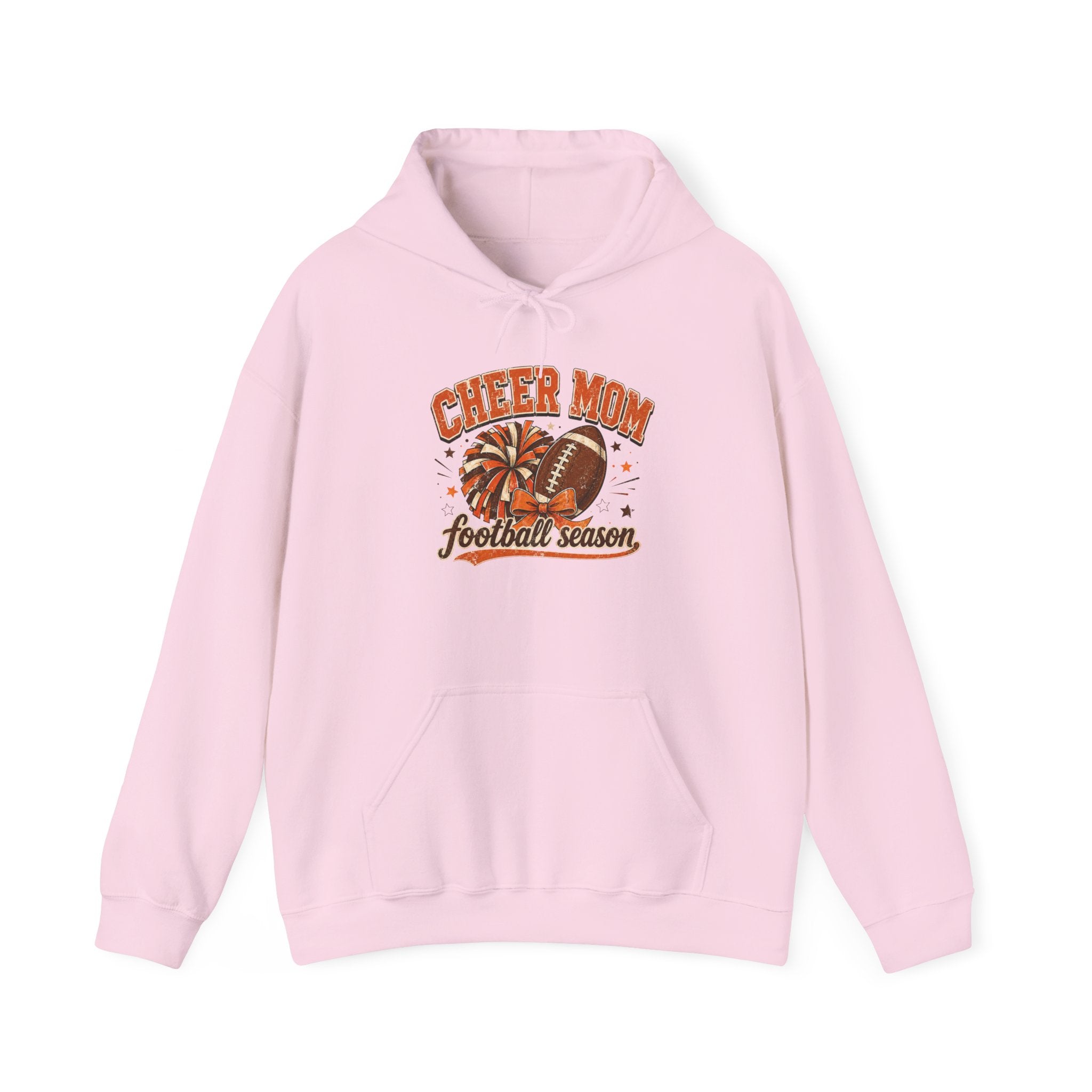 Cheer Mom Football Season Hoodie — Loud Mouth Football Mama Team Spirit Pullover