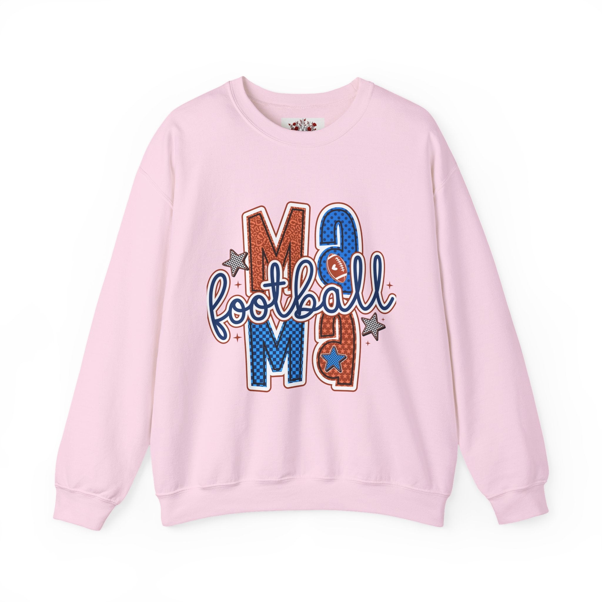Football Mom Crewneck Sweatshirt — Mom Football Graphic Pullover