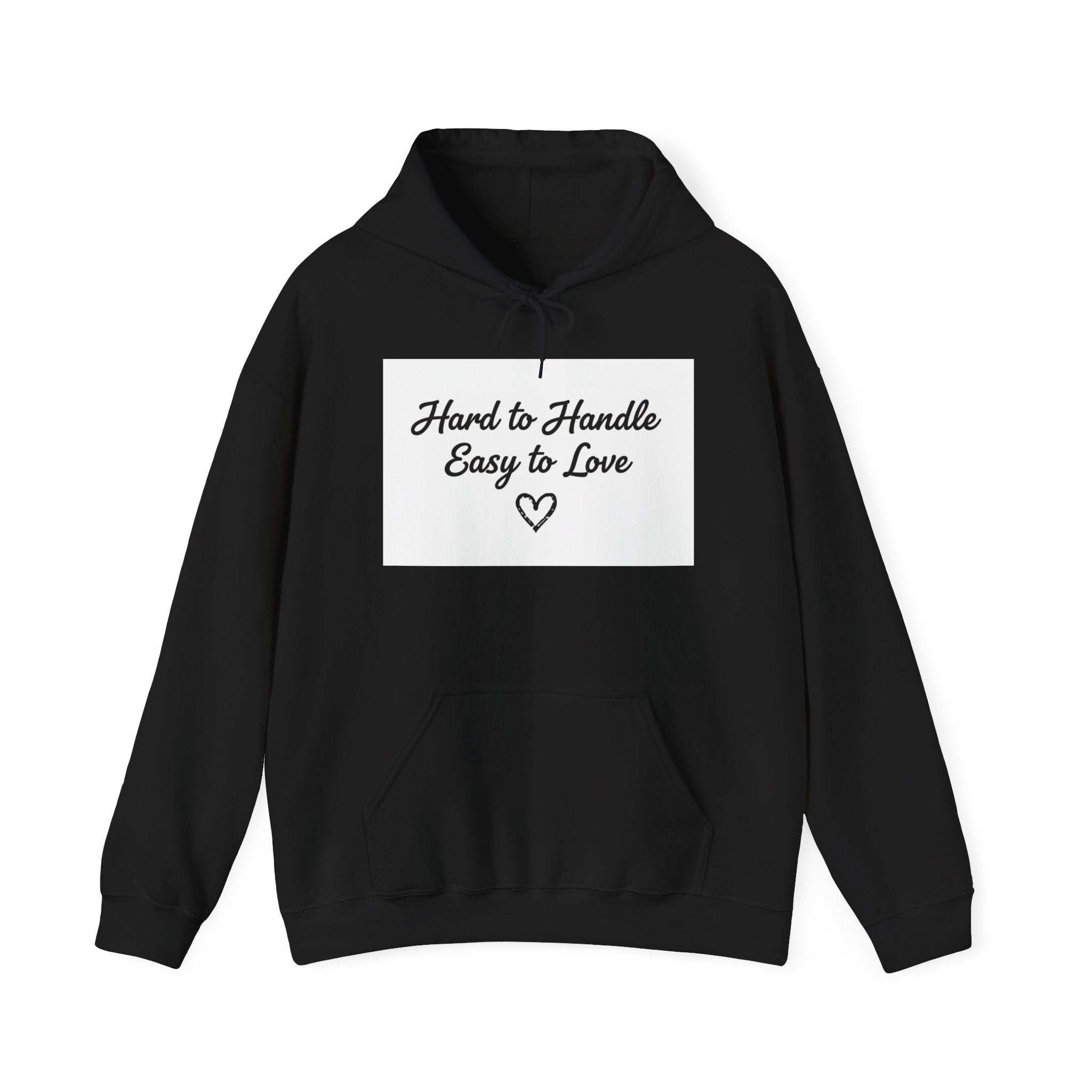 Stay Wild / Hard to Handle Hoodie — Graphic Heart Quote Pullover