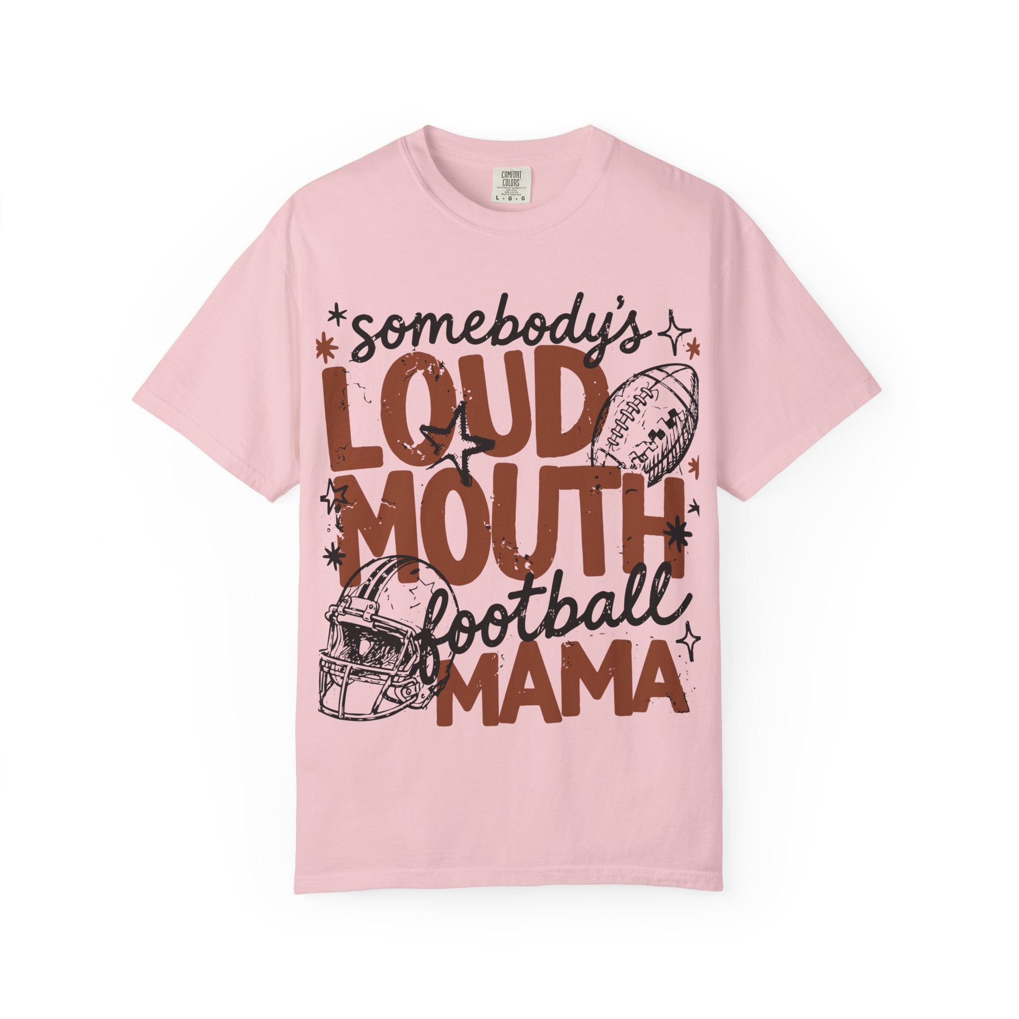 Football Mama T-Shirt – "Somebody's Loud Mouth" Mama Fan Tee