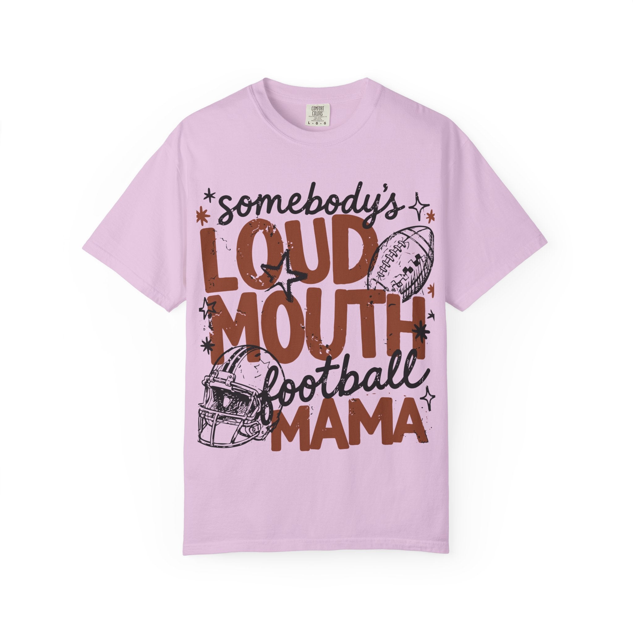 Football Mama T-Shirt – "Somebody's Loud Mouth" Mama Fan Tee