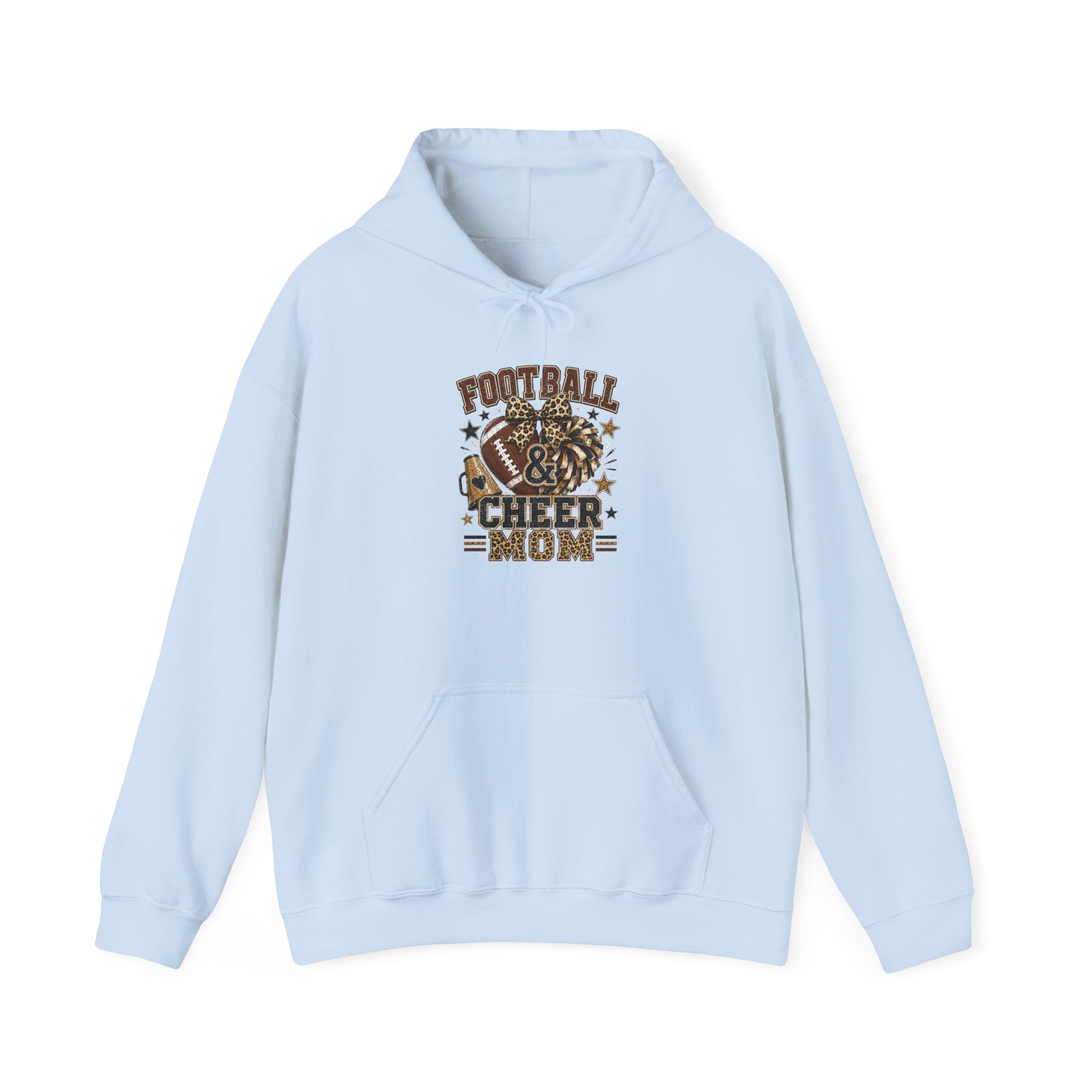 Football & Cheer Mom Hoodie — "Loud Mouth Football Mama" Cozy Game Day Sweatshirt