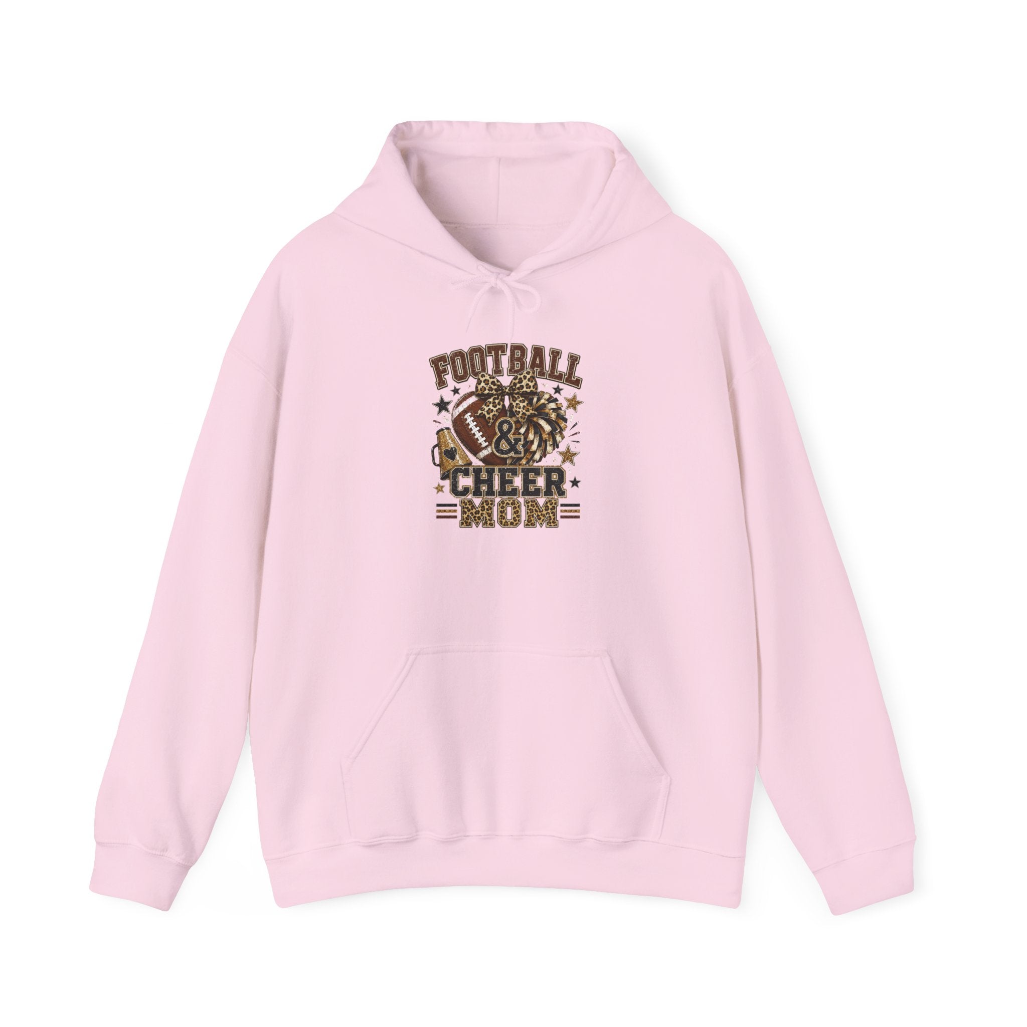 Football & Cheer Mom Hoodie — "Loud Mouth Football Mama" Cozy Game Day Sweatshirt