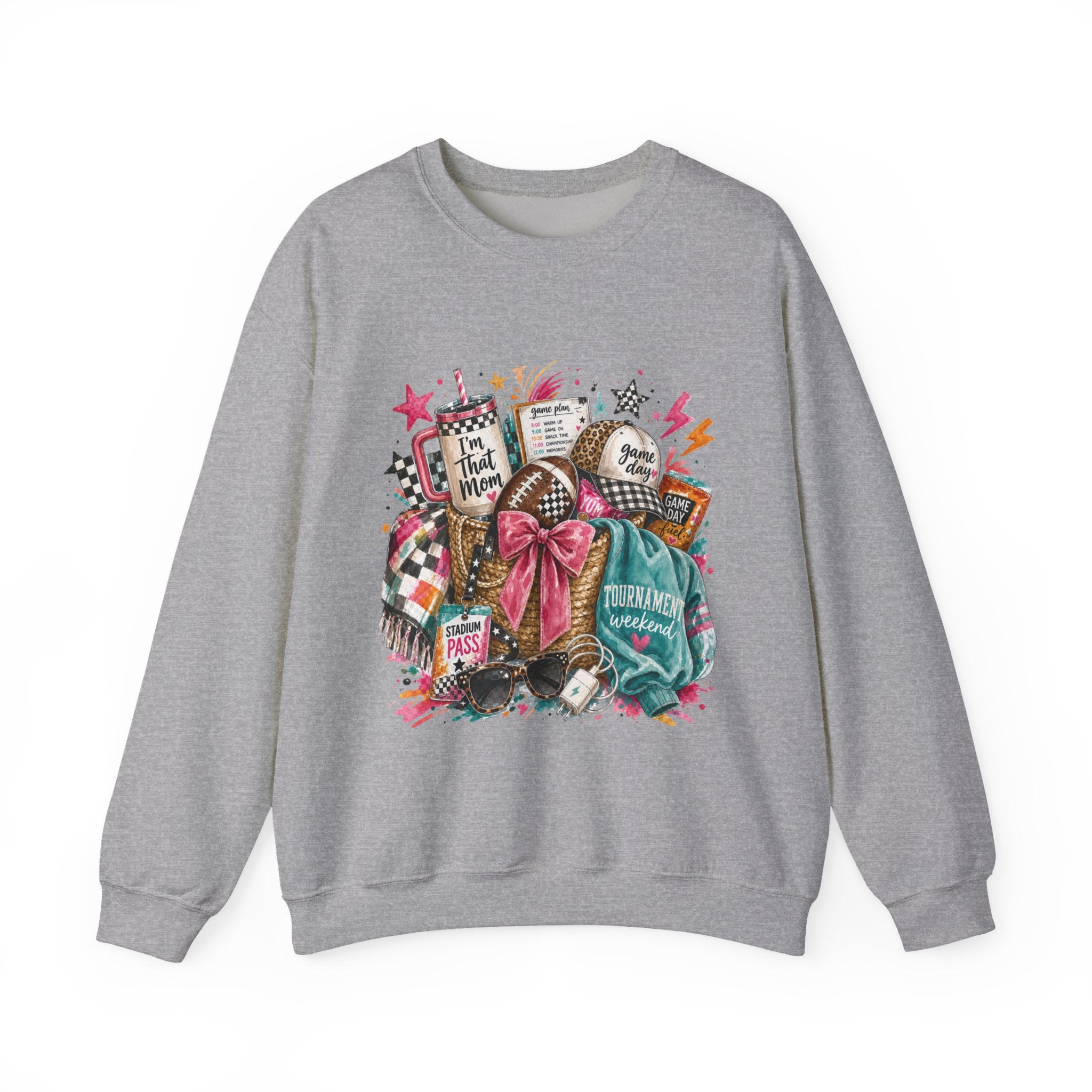 Graphic "Game Day" — Crewneck Sweatshirt