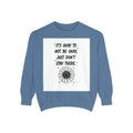 Mental Health Sweatshirt — "It's Okay to Not Be Okay, Just Don't Stay There" Sunflower Crewneck