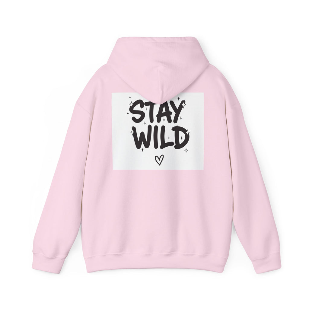 Stay Wild / Hard to Handle Hoodie — Graphic Heart Quote Pullover