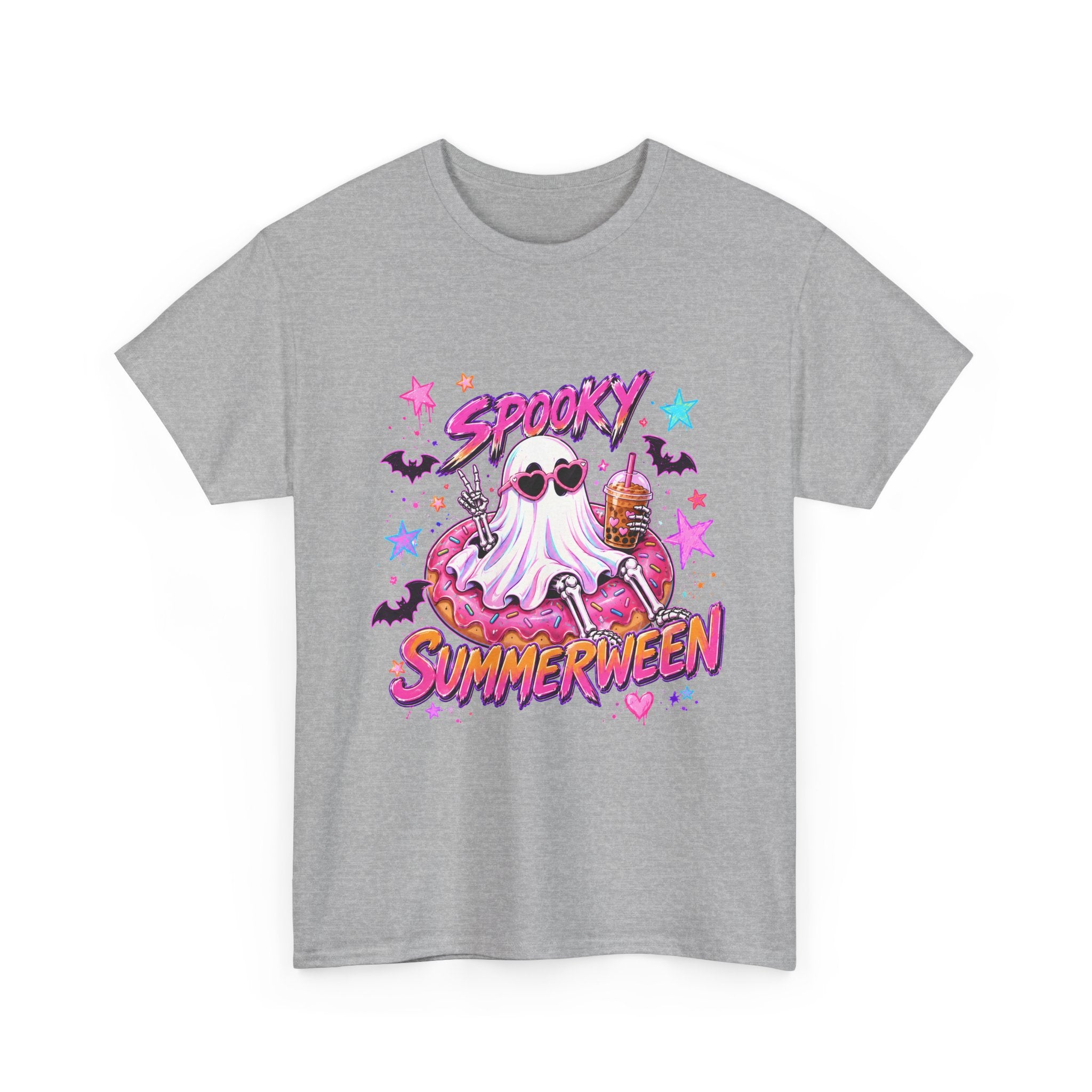 Spooky Summerween T-Shirt — Cute Ghost Donut Halloween Tee
