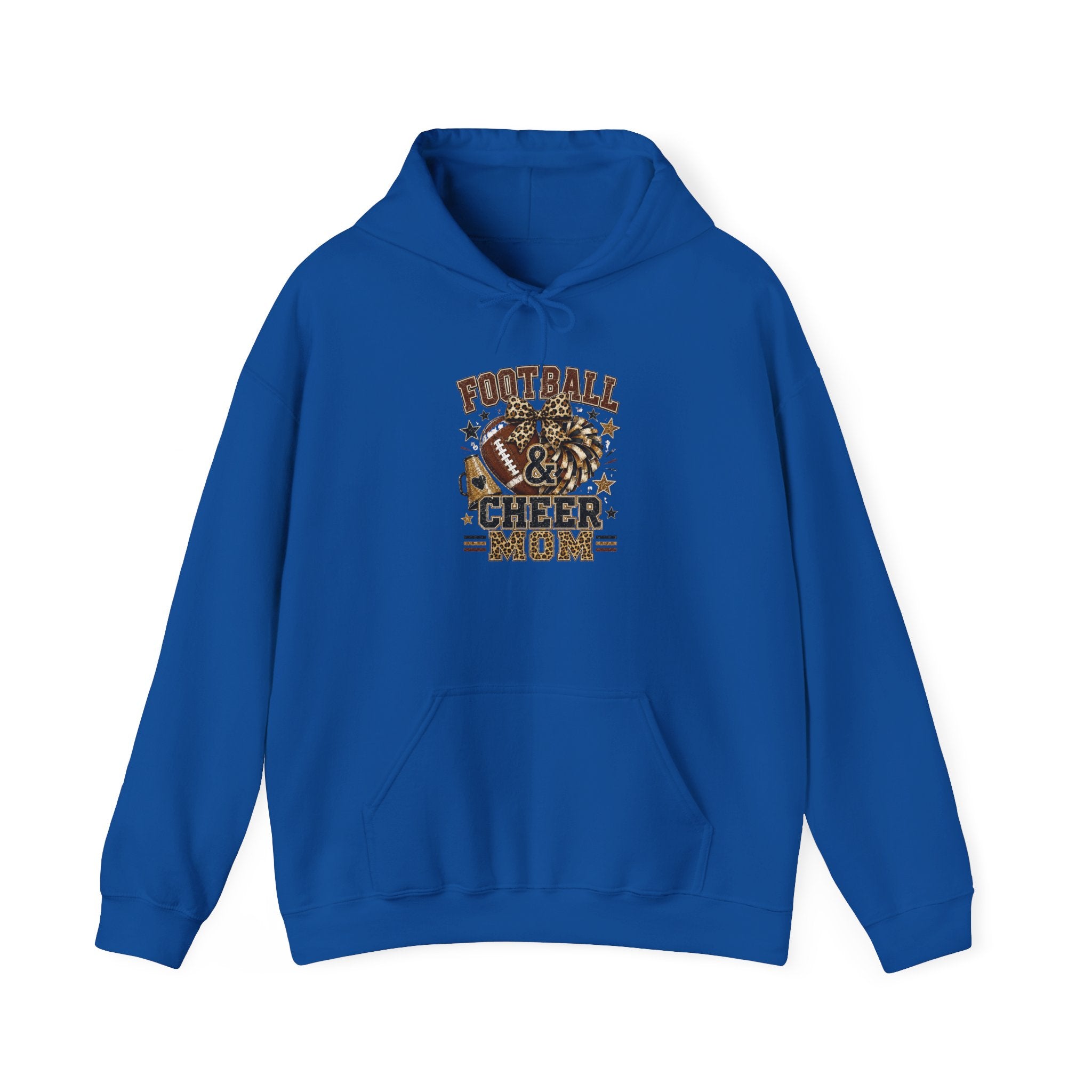 Football & Cheer Mom Hoodie — "Loud Mouth Football Mama" Cozy Game Day Sweatshirt