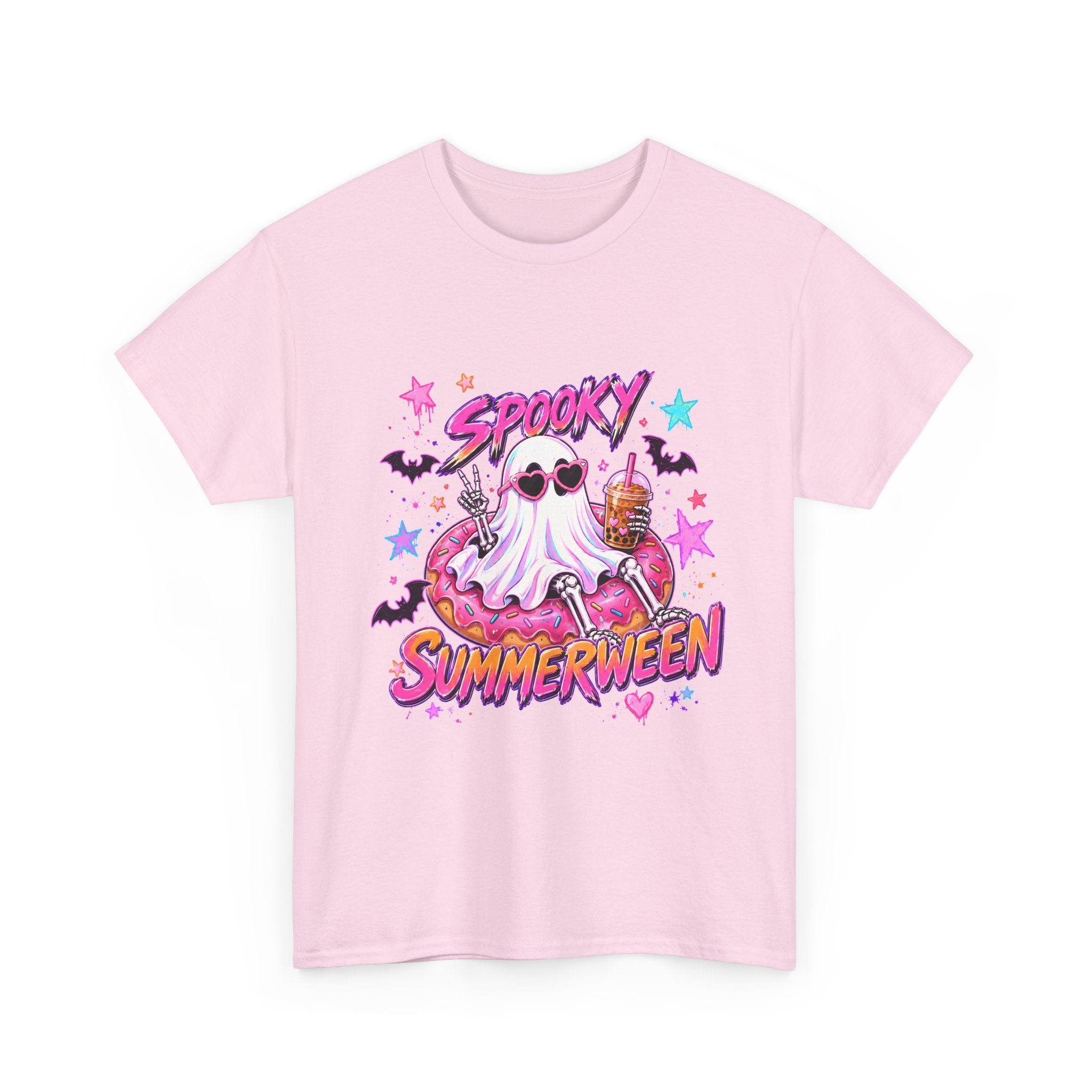 Spooky Summerween T-Shirt — Cute Ghost Donut Halloween Tee