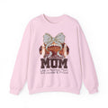 Football Mom Sweatshirt — "Like a Normal Mom But Louder & Proud" Crewneck