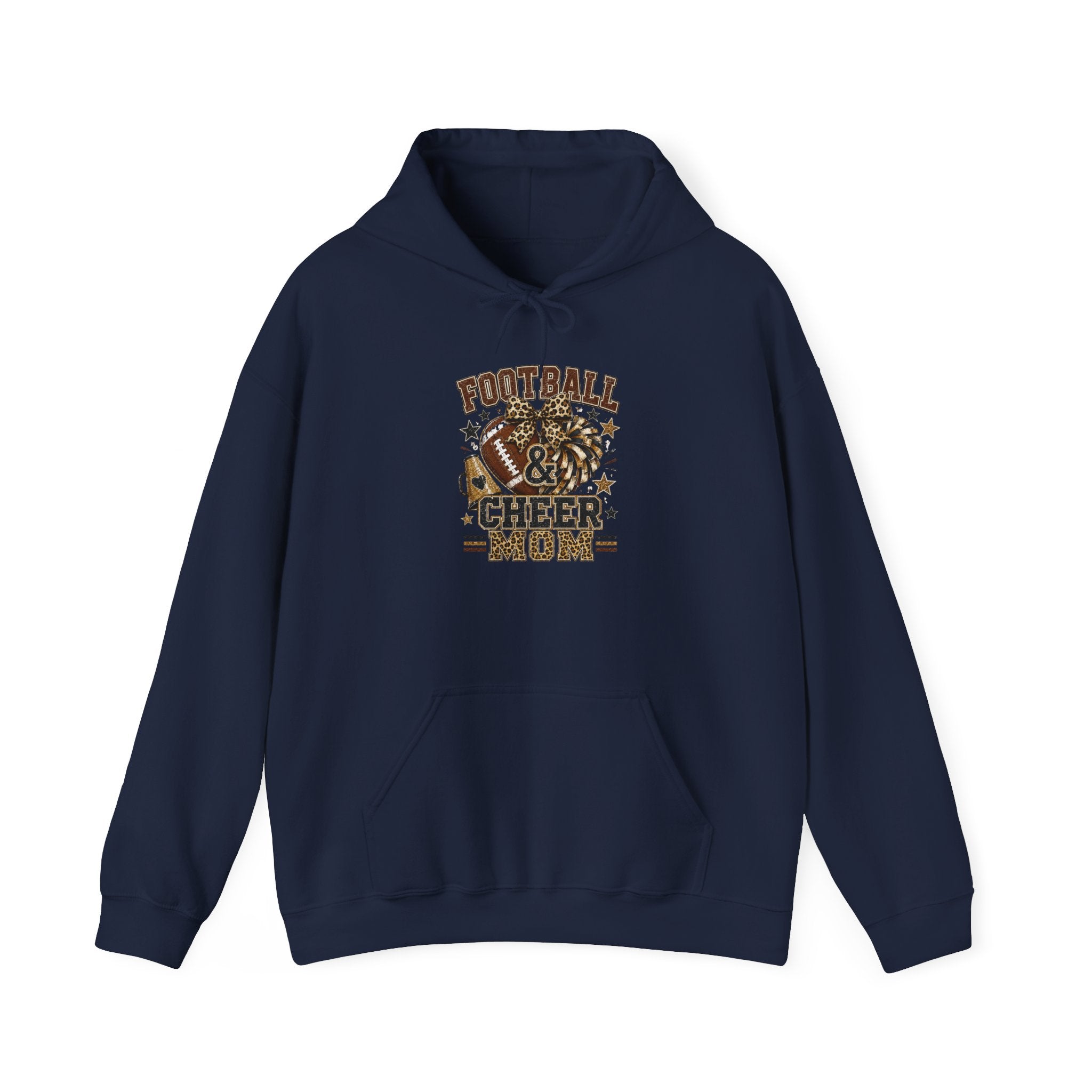 Football & Cheer Mom Hoodie — "Loud Mouth Football Mama" Cozy Game Day Sweatshirt