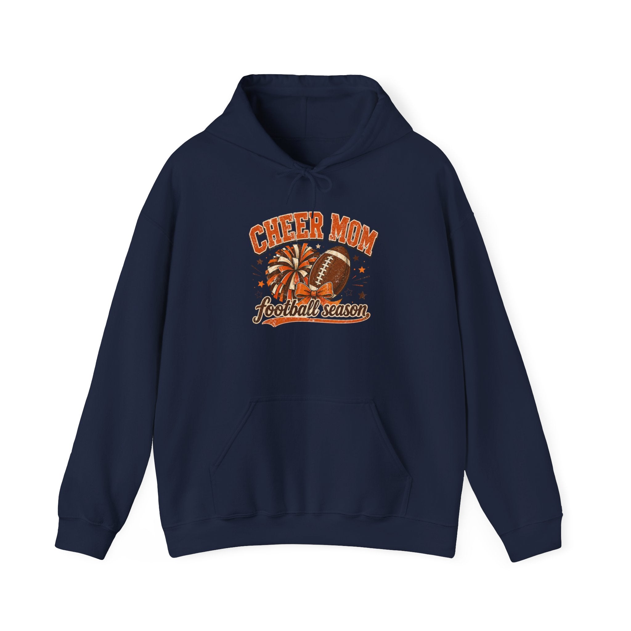 Cheer Mom Football Season Hoodie — Loud Mouth Football Mama Team Spirit Pullover