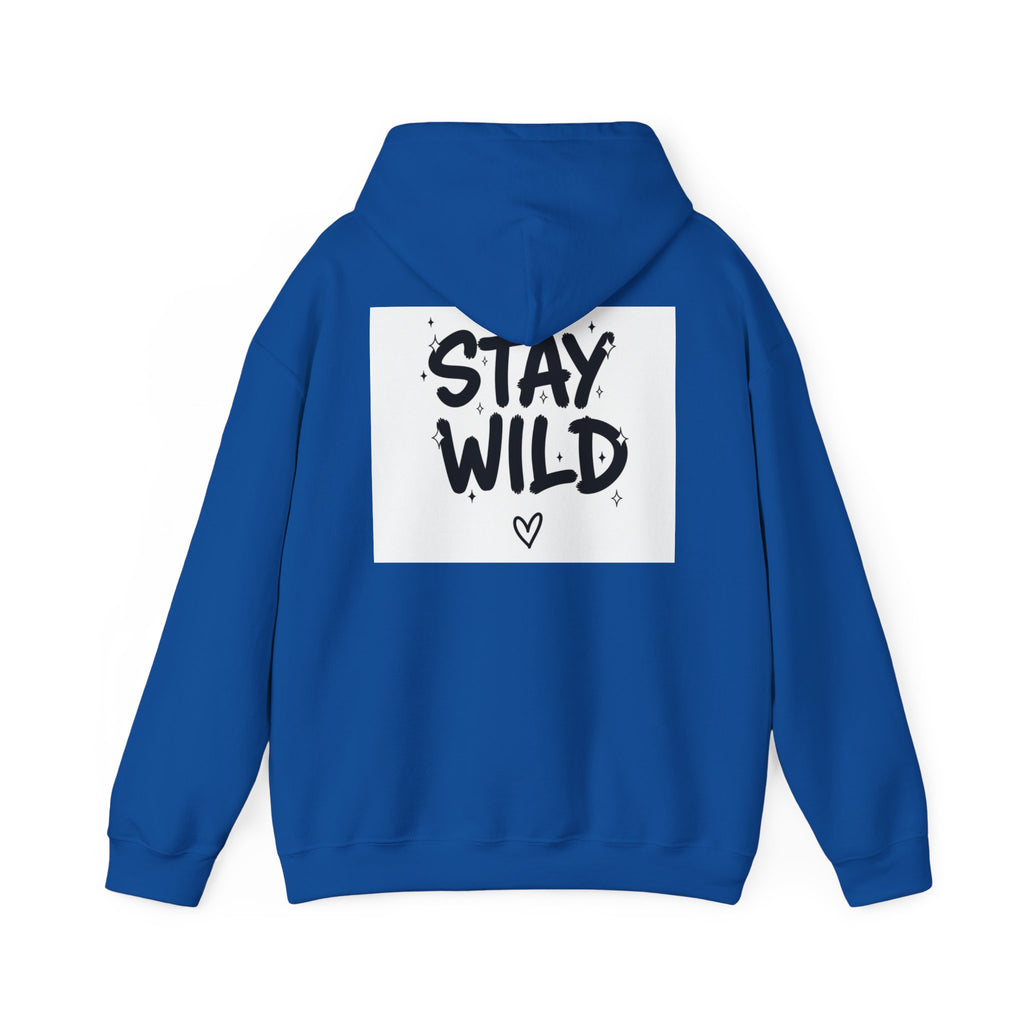Stay Wild / Hard to Handle Hoodie — Graphic Heart Quote Pullover