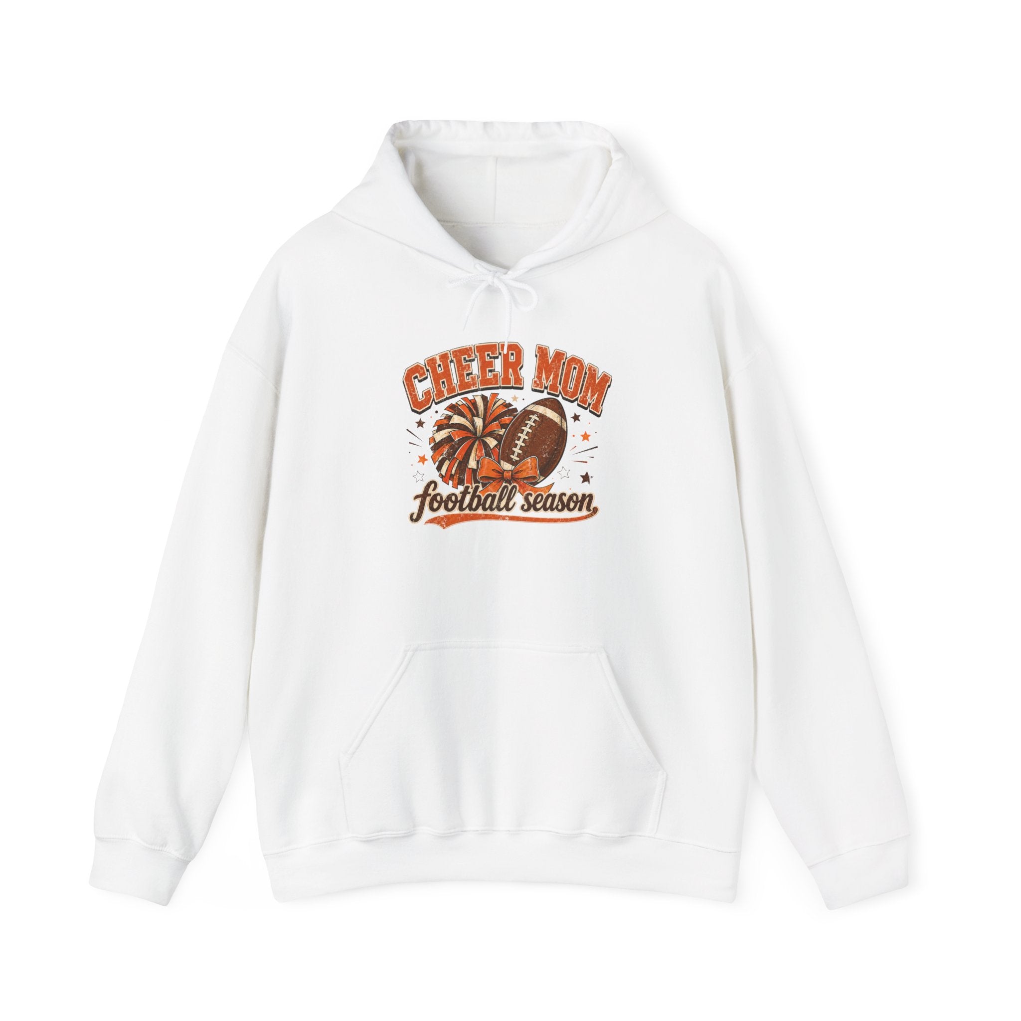 Cheer Mom Football Season Hoodie — Loud Mouth Football Mama Team Spirit Pullover