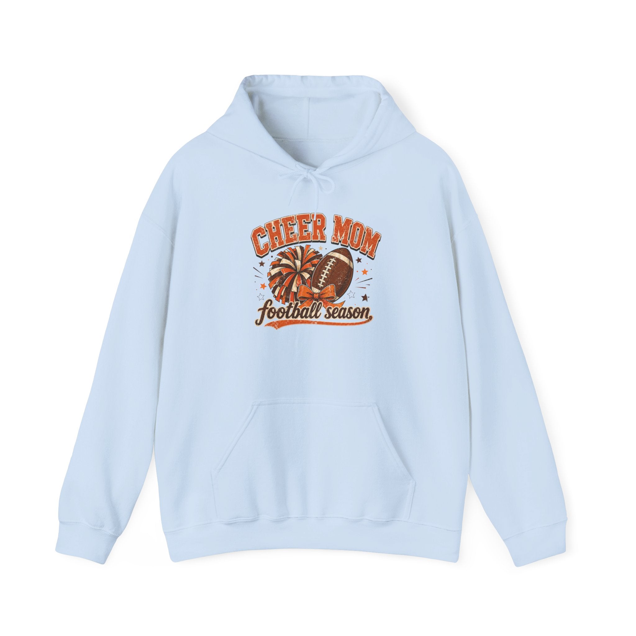 Cheer Mom Football Season Hoodie — Loud Mouth Football Mama Team Spirit Pullover