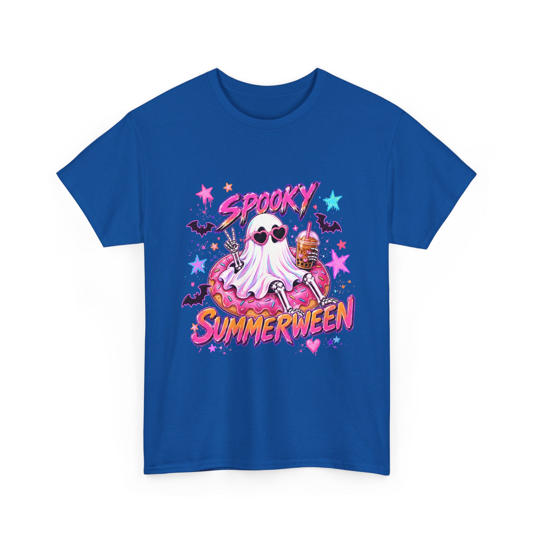 Spooky Summerween T-Shirt — Cute Ghost Donut Halloween Tee
