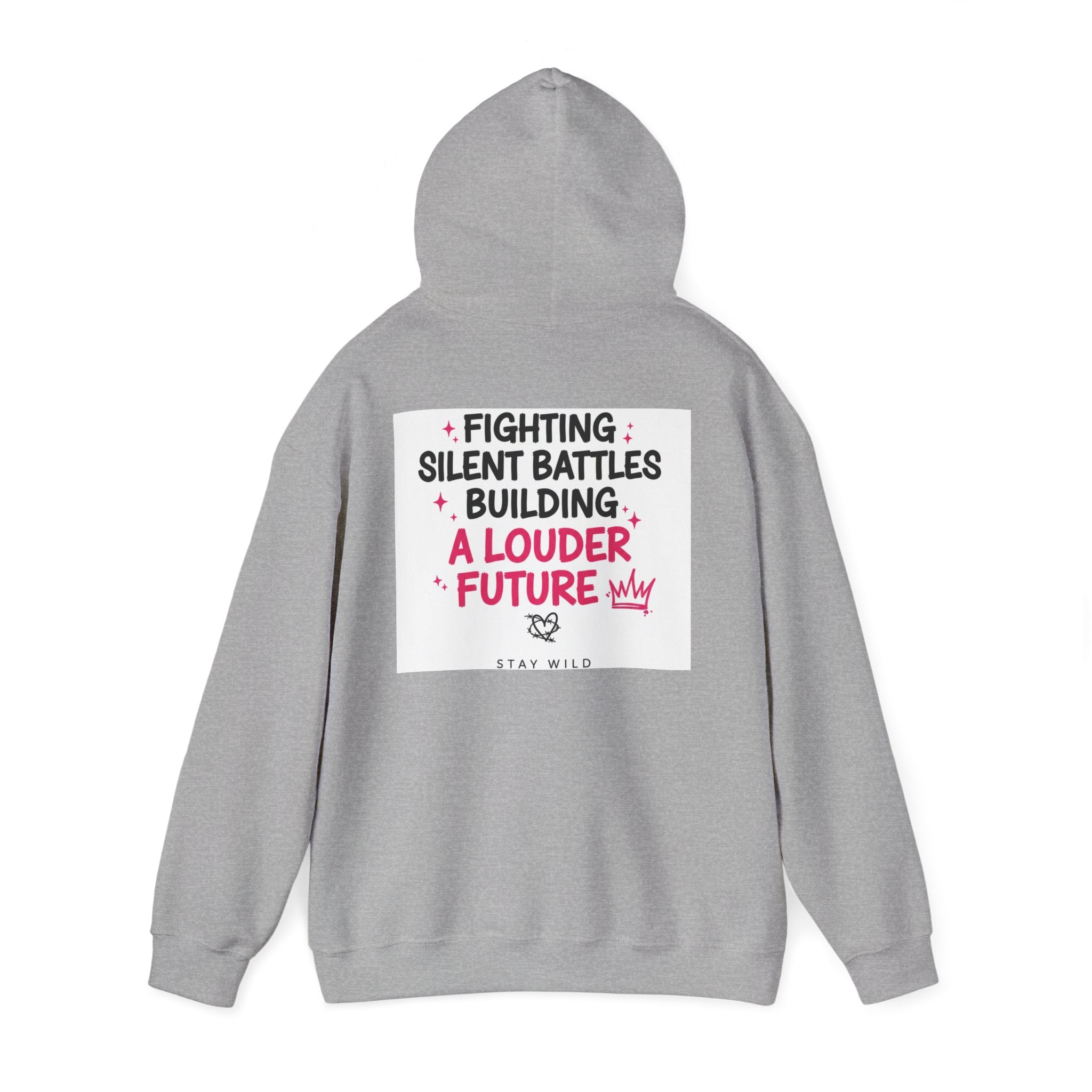 “My Anxiety Is Loud But So Is My Comeback” Inspirational Hoodie