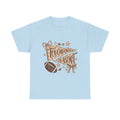 Touchdown Season Football T-Shirt — Vintage Pennant & Football Design