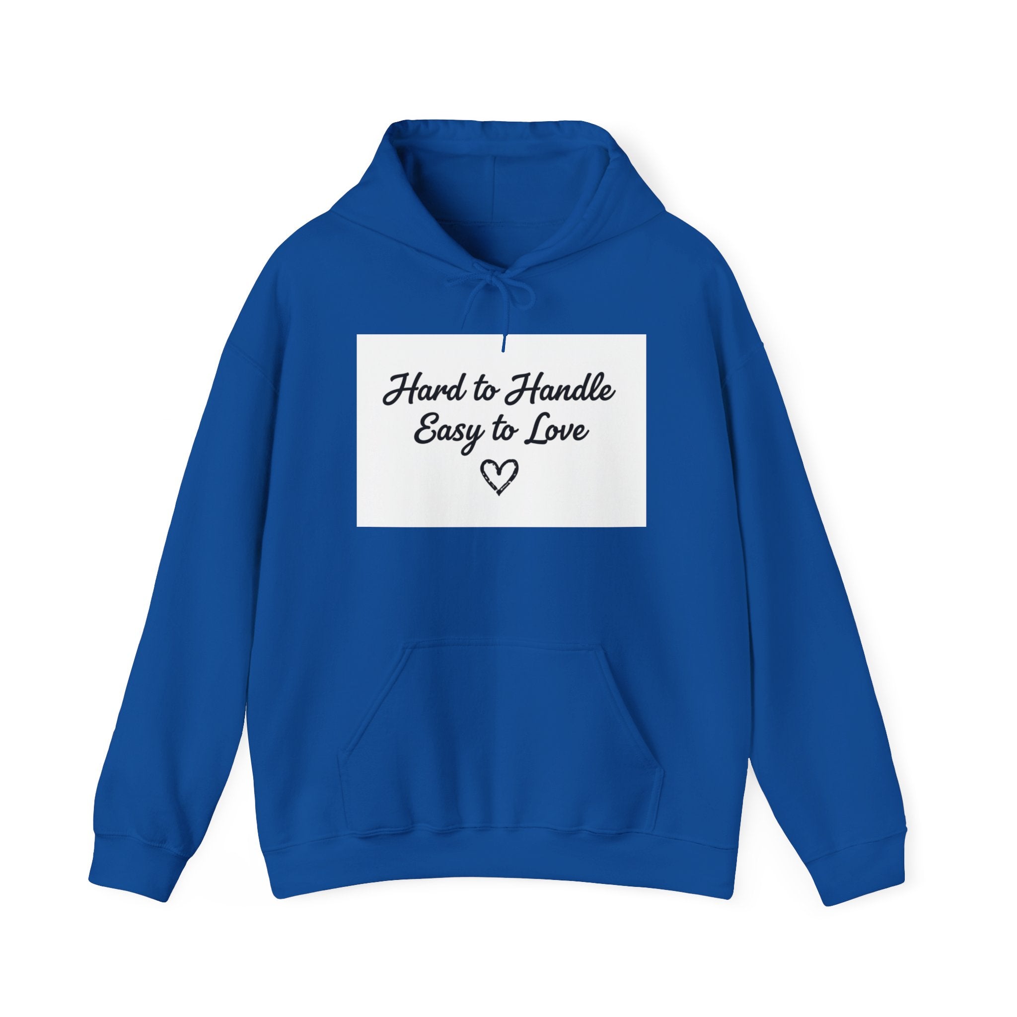 Stay Wild / Hard to Handle Hoodie — Graphic Heart Quote Pullover