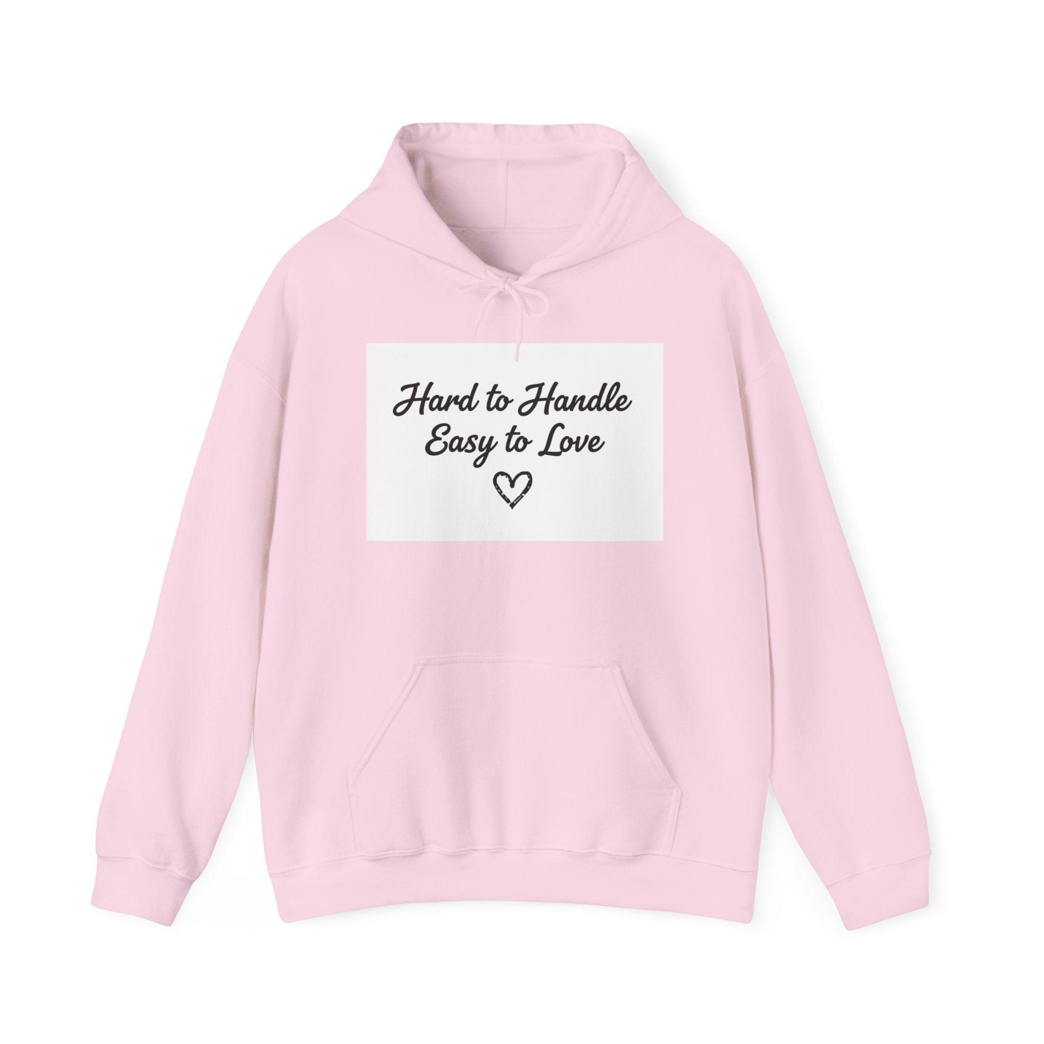 Stay Wild / Hard to Handle Hoodie — Graphic Heart Quote Pullover