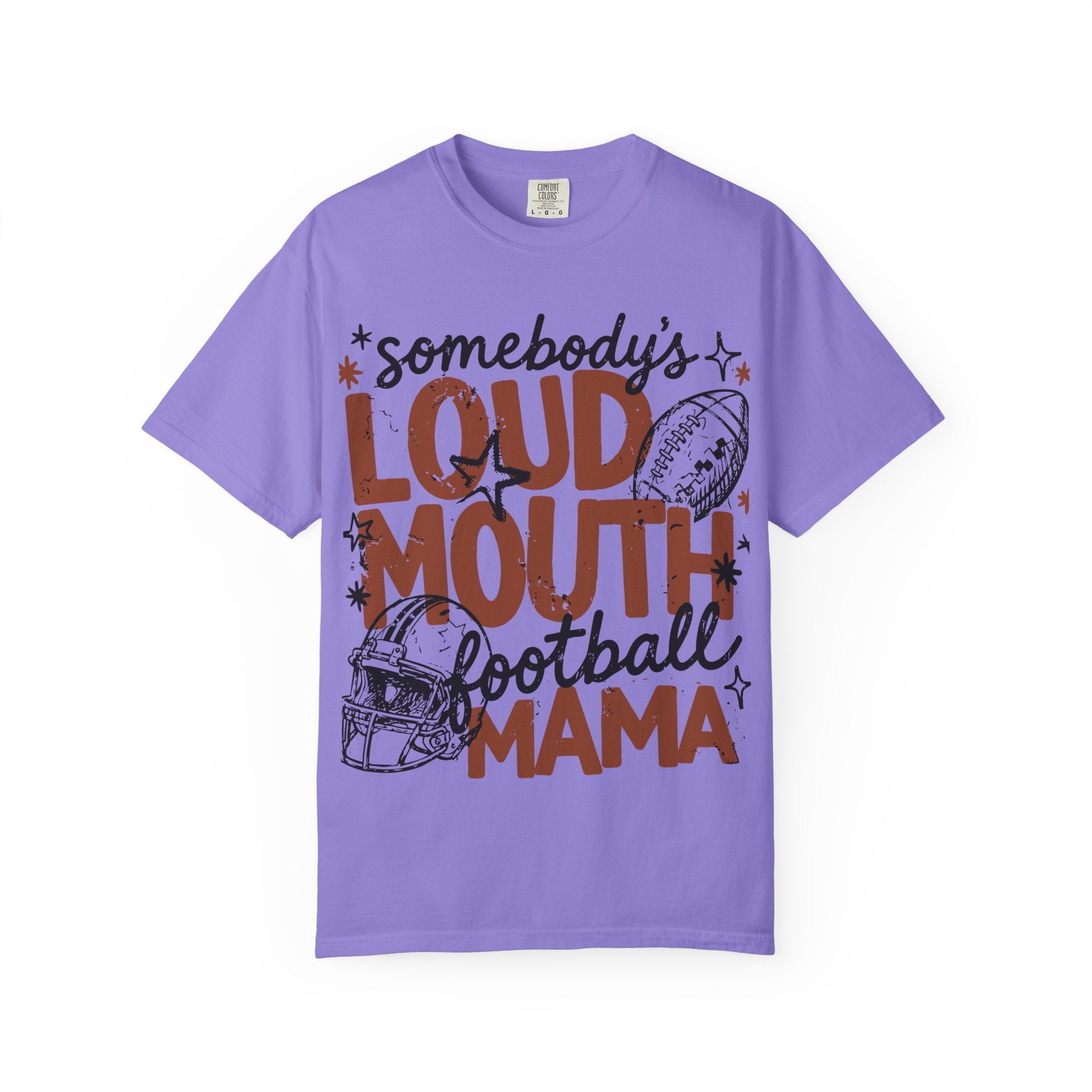 Football Mama T-Shirt – "Somebody's Loud Mouth" Mama Fan Tee