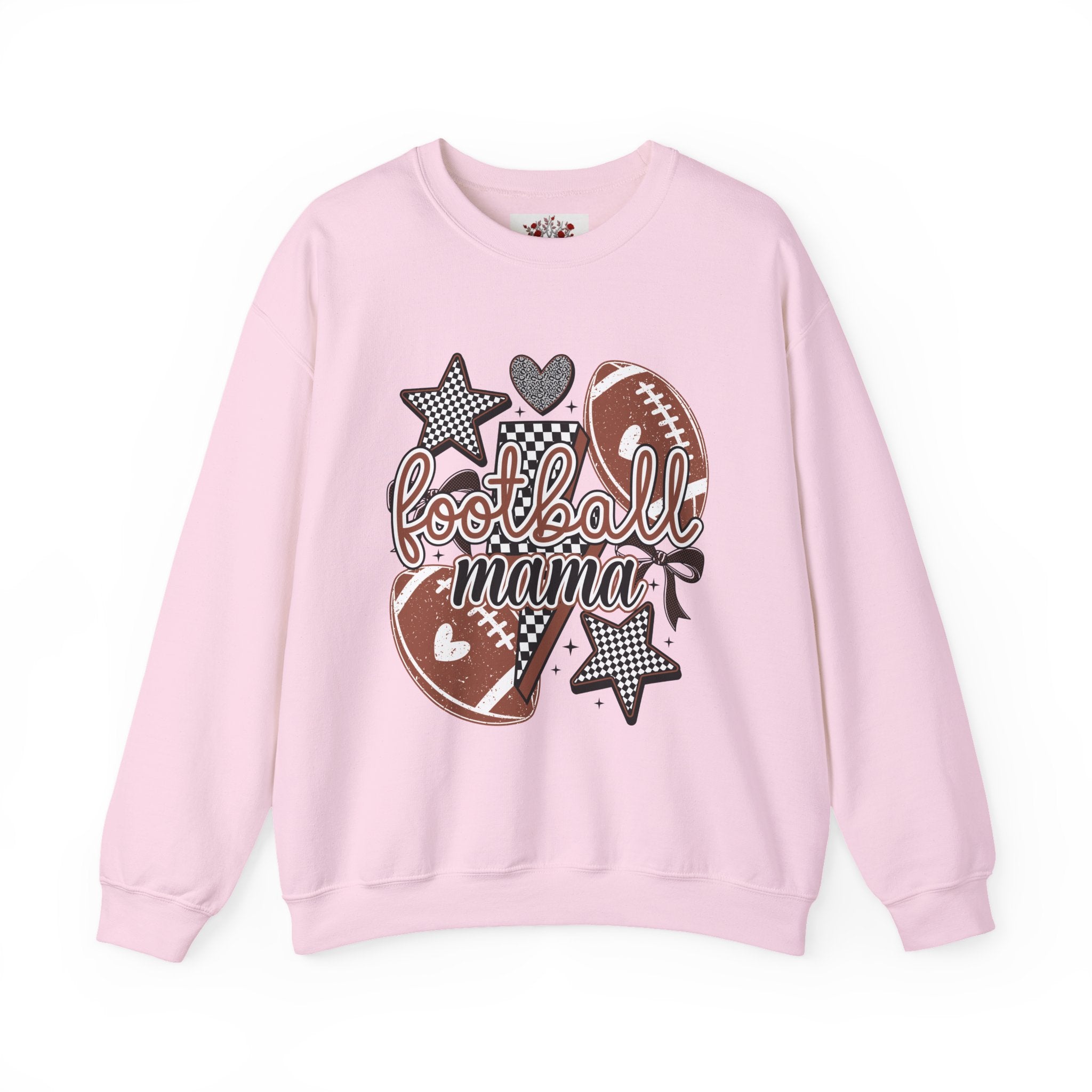 Football Mama Crewneck Sweatshirt – Cute Football Design for Proud Moms