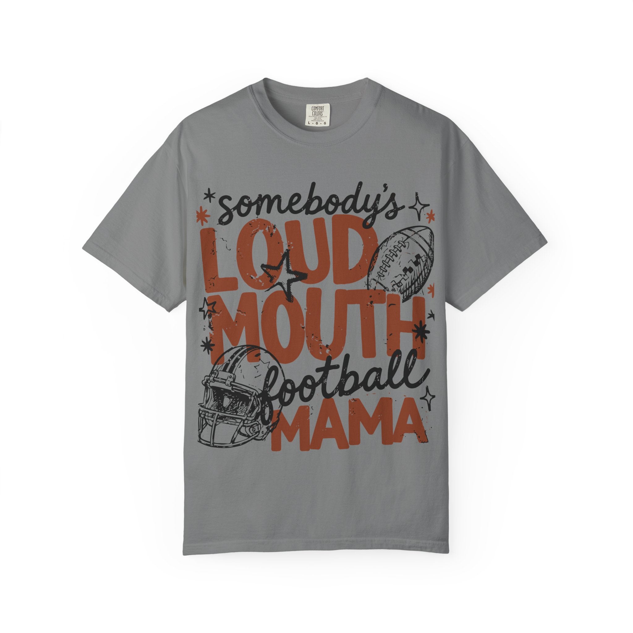 Football Mama T-Shirt – "Somebody's Loud Mouth" Mama Fan Tee