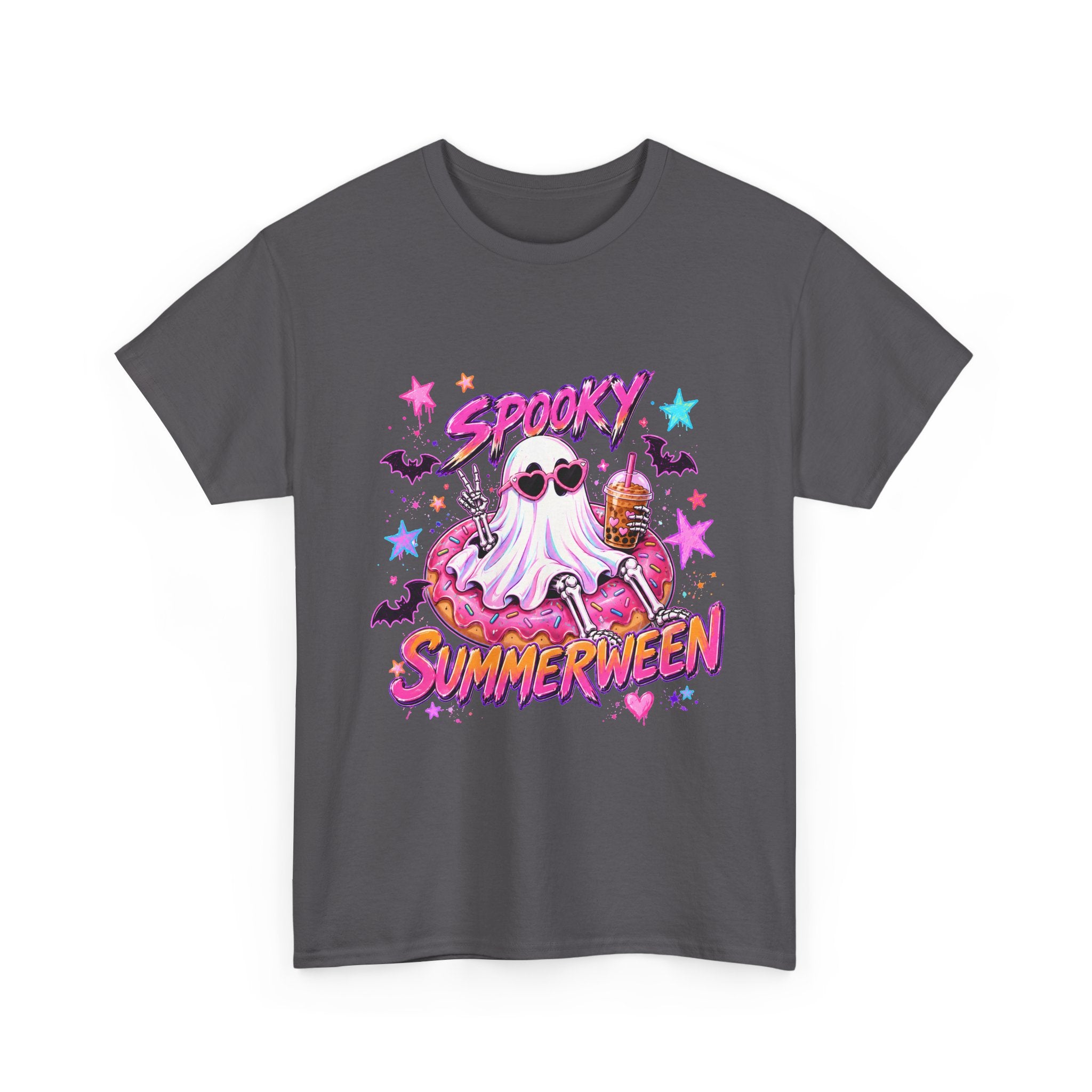 Spooky Summerween T-Shirt — Cute Ghost Donut Halloween Tee